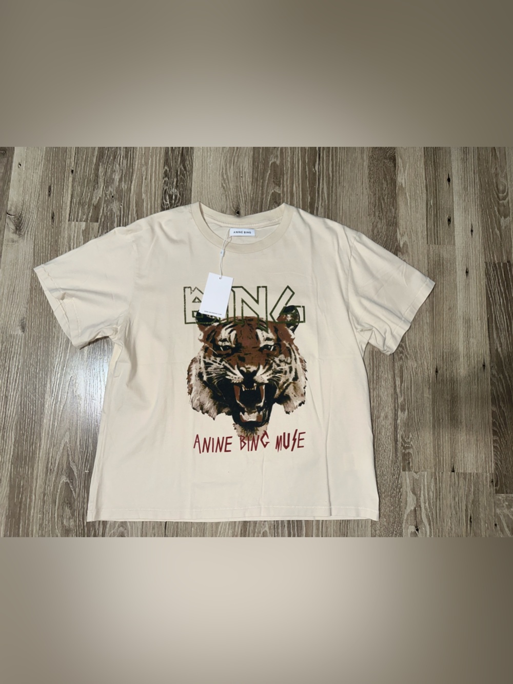 Anine Bing Tiger Tee Medium - Picture 4 of 9